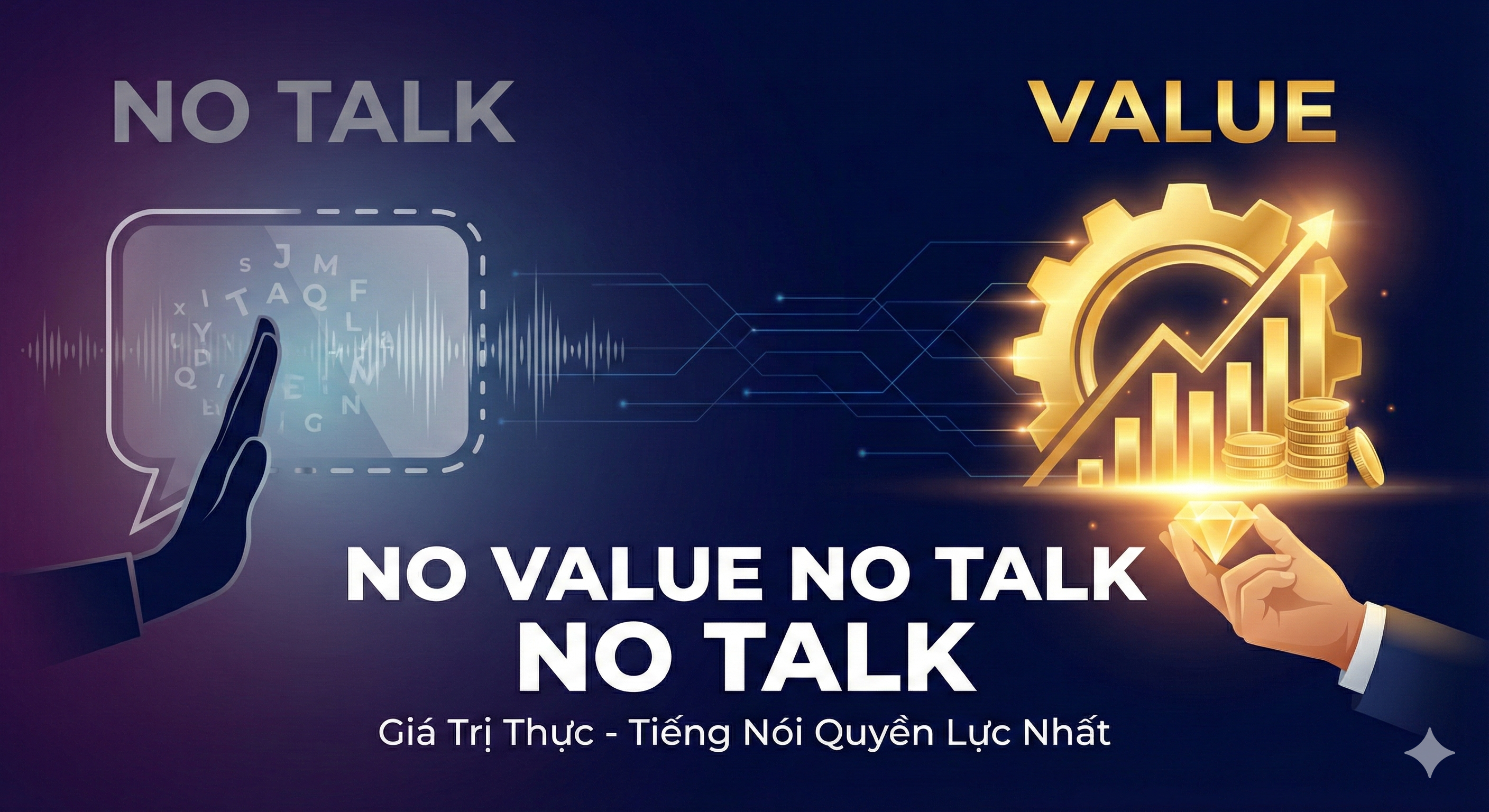 No Value No Talk: Tại Sao Giá Trị Thực Mới Là Tiếng Nói Quyền Lực Nhất?